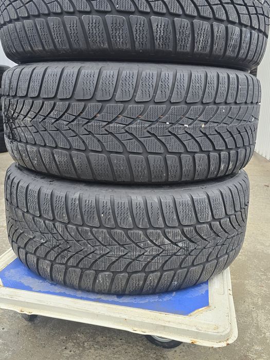 4 Броя 225/55/17 Dunlop 2x6mm 2x5mm RunFlat