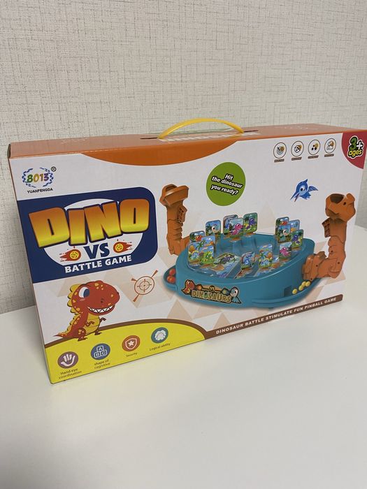 Битка Динозаври, събори мишените, топчета, игра за двама