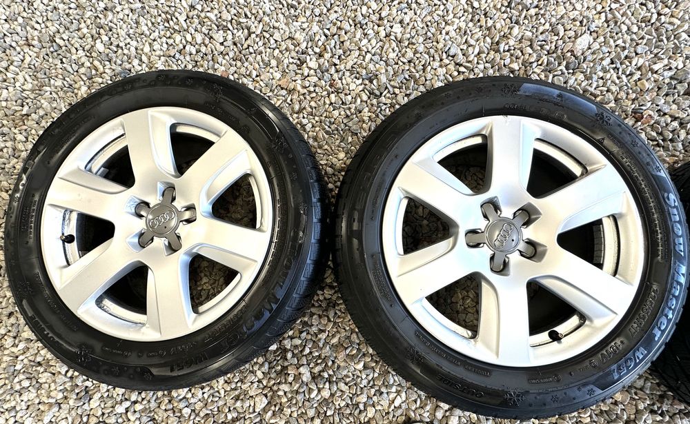 Джанти 17 от AUDI, 5х112, 7.5J, ET37, с гуми 225/55