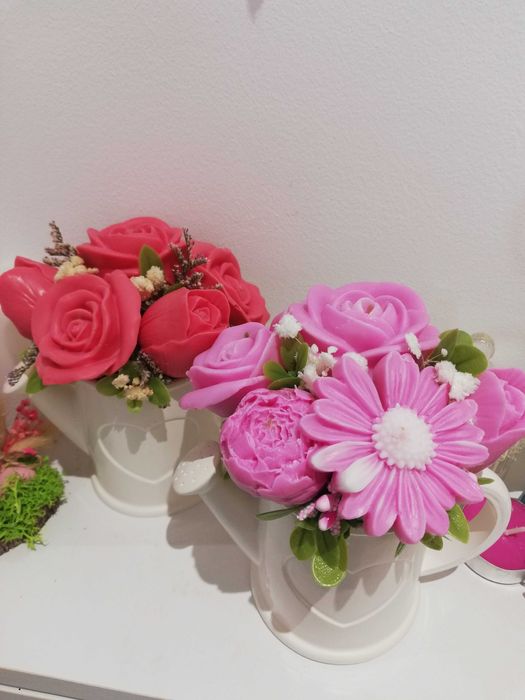 Букети от ароматни глицеринови цветя и др