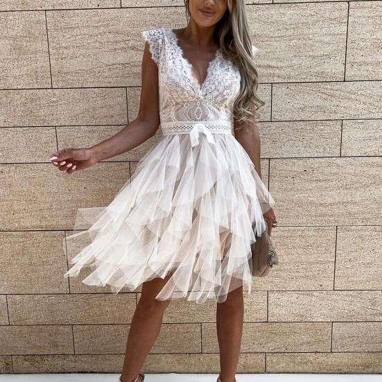 Rochie elegantă cu dantela
