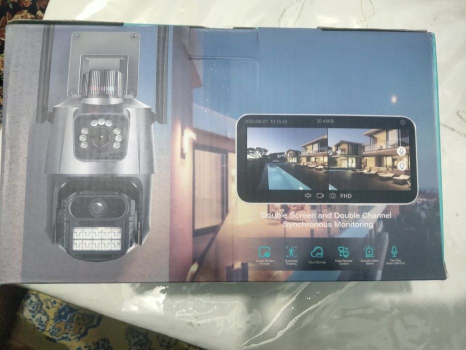 Kamera sotiladi 2 linzali tniq 8k oladi ishlatilmagan yangi