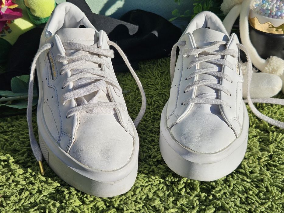 Adidas Sleek кецове от кожа N39,5