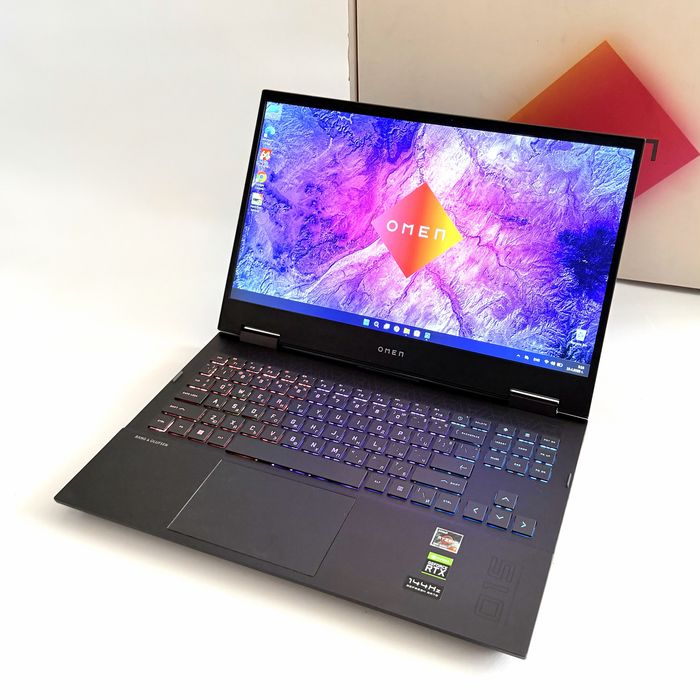 HP Omen 15/IPS 144Hz/Ryzen 7 5800H/RTX 3070 8GB/RGB/16GB/512GB NVMe