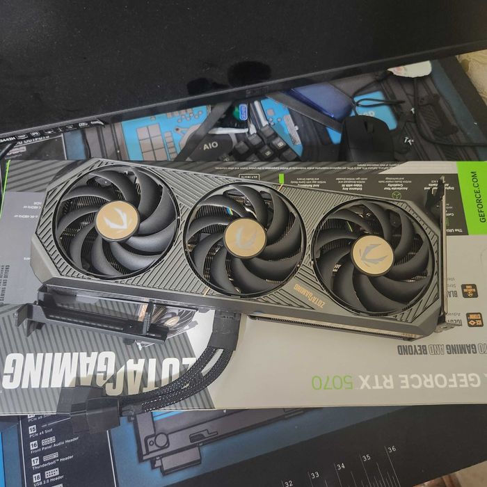 ZOTAC Gaming SOLID RTX 5070 12GB GDDR7 — мощь нового поколения (Б/У)