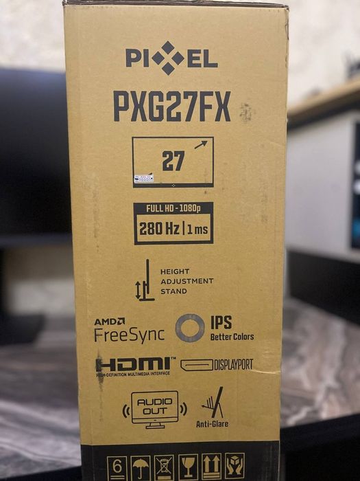 Монитор Pixel PGX27FX 27' 280hz IPS FHD . В идеальном состоянии.  Дост