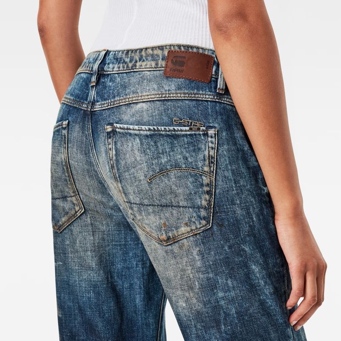 G-Star RAW 3301 Quilted Denim Mid Waist Boyfriend 7/8  ОРИГИНАЛНИ дамски дънки - 25-26