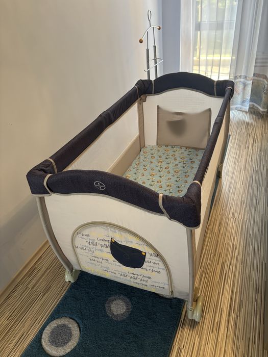 Бебшка кошара сгъваема chipolino+матрак 60/120см
