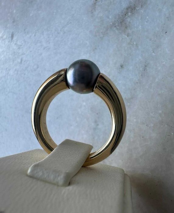 Inel Cartier La Perla din aur, decorat cu perlă Tahiti