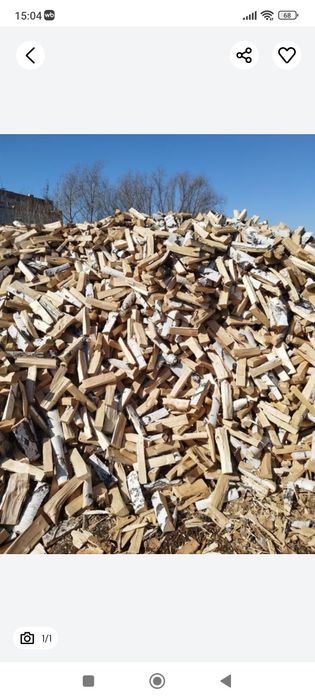 Дрова, колотые березовые