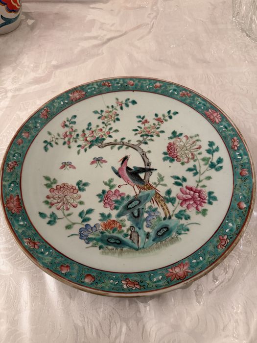 Ляган Китайский Кашгар 34 см Антикварный