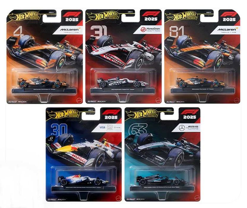 Разпродажба! Оригинални колекционерски колички Hot Wheels Premium Formula 1
