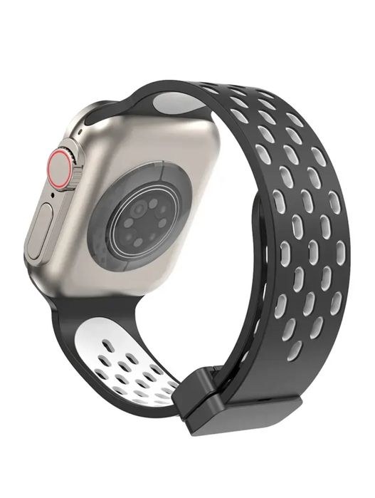 Incarcator Cablu Curea Silicon Magnetic cu Gauri Ceas Apple Watch
