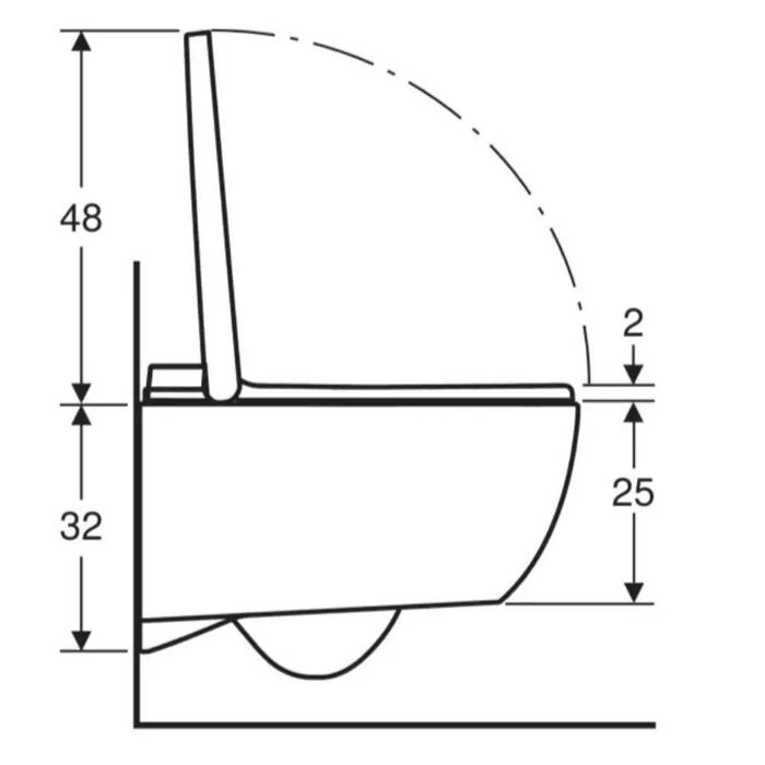Умный  Унитаз Geberit AquaClean Alba  подвес унитаз KeraTect