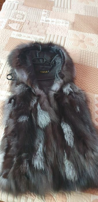 Дамски елек естествен косъм