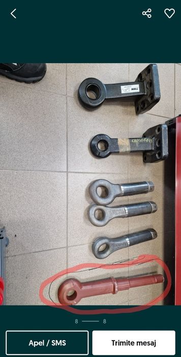 Ochet remorca remorcare rotativ tractor utilaje agricole toată gama se