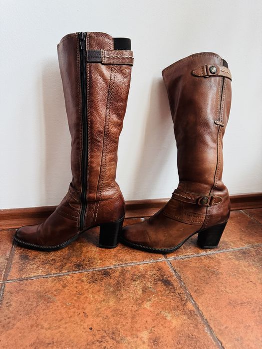 Оригинални ботуши Marco Tozzi (естествена кожа)