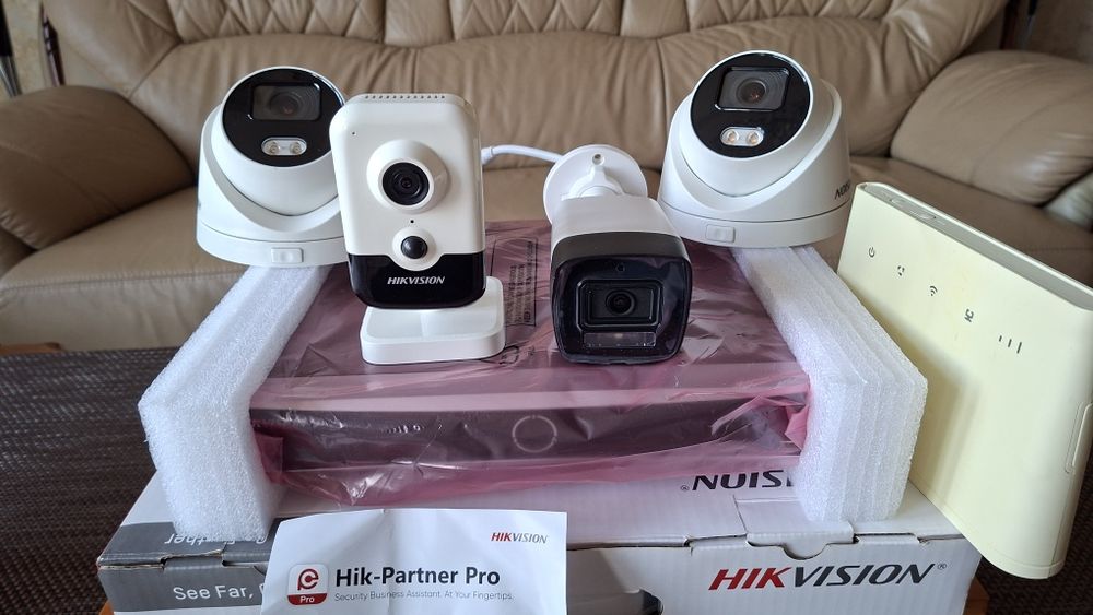 Цифровая система видеонаблюдения DS 7604NXI-K1 в полном комплектации