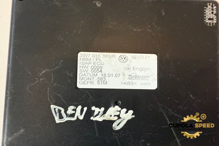 Modul telefon 3w7035385r Bentley Continental 3 [facelift] [2008 - 201