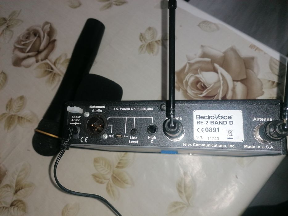 Oferta! Microfon wireless electrovoice re 2 cu capsula nd 767 (shure)