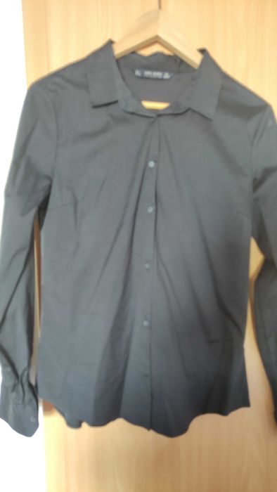 Camasa Zara office -alba sau albastru inchis- spre negru