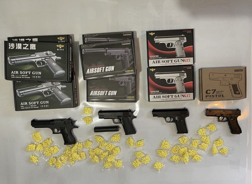 Пистолет Игрушка , Уқ Отади! Доставка Бесплатно по Всему УЗБ!