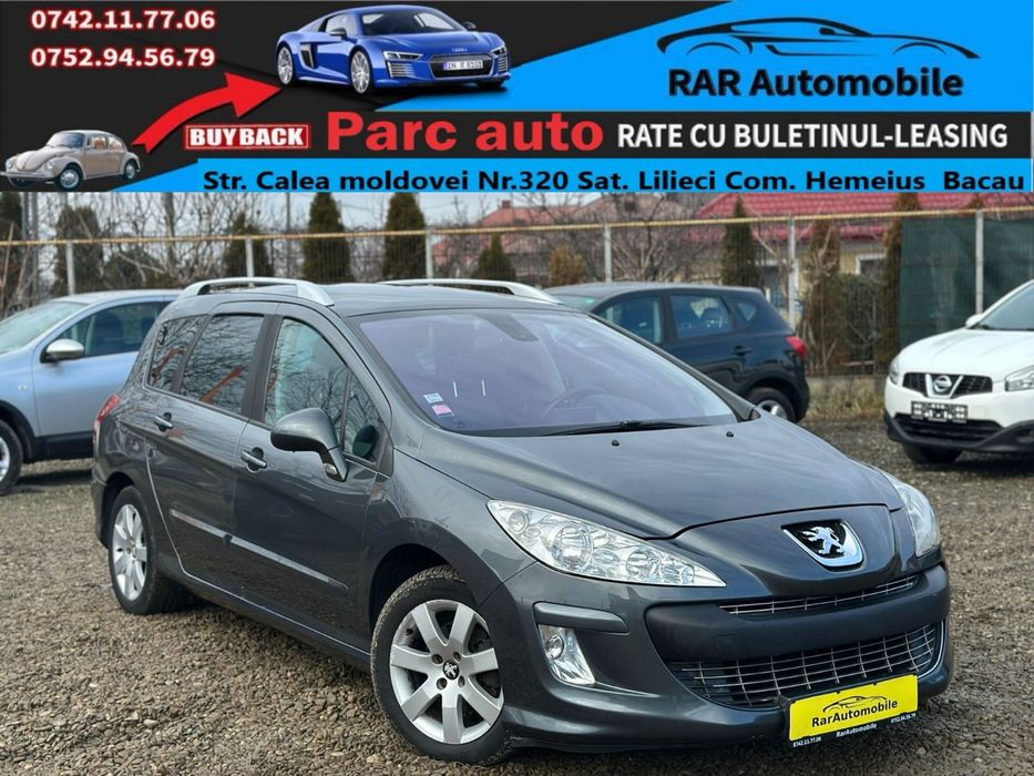 Peugeot 308 1.6HDi Panorama Carlig Navi Rate Garantie Buy-Back