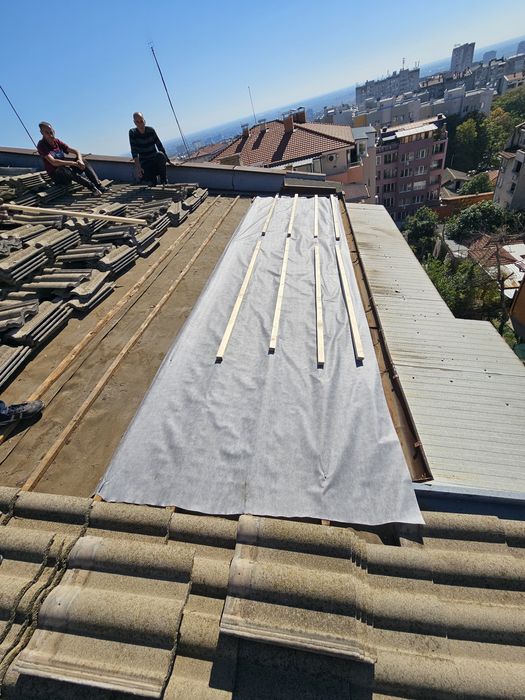 Фирма за ремонт на покриви хидроизолация отстраняване на течове