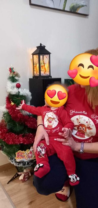 Тениски за тате и мама + боди с дълъг ръкав за бебе