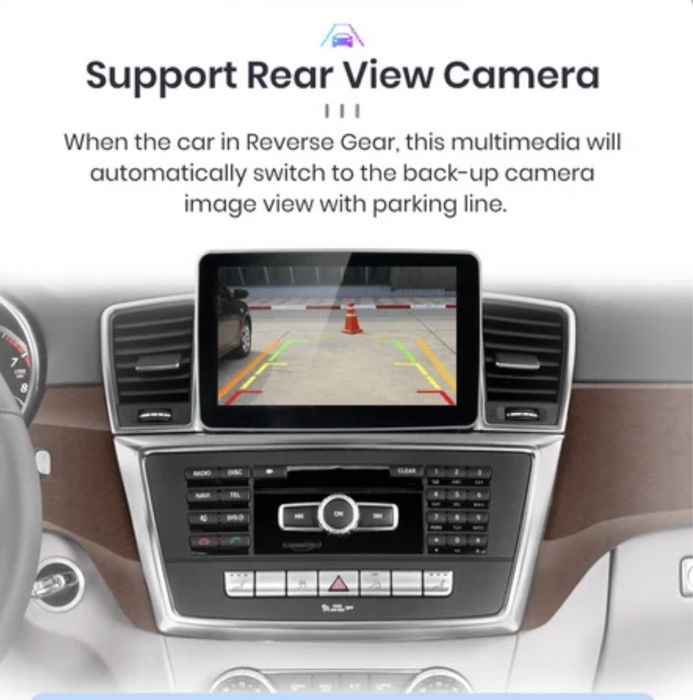 Navigatie Android  Mercedes ML / GLE Stil OEM , Carplay Waze + Camera