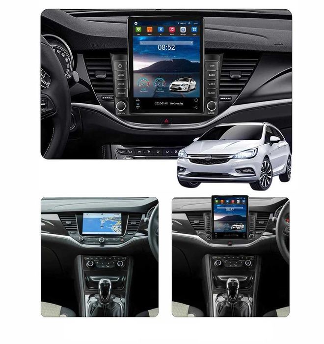 Navigatie Opel Astra K din 2015 - 2020 Ecran TESLA 9.7 " 4GB RAM