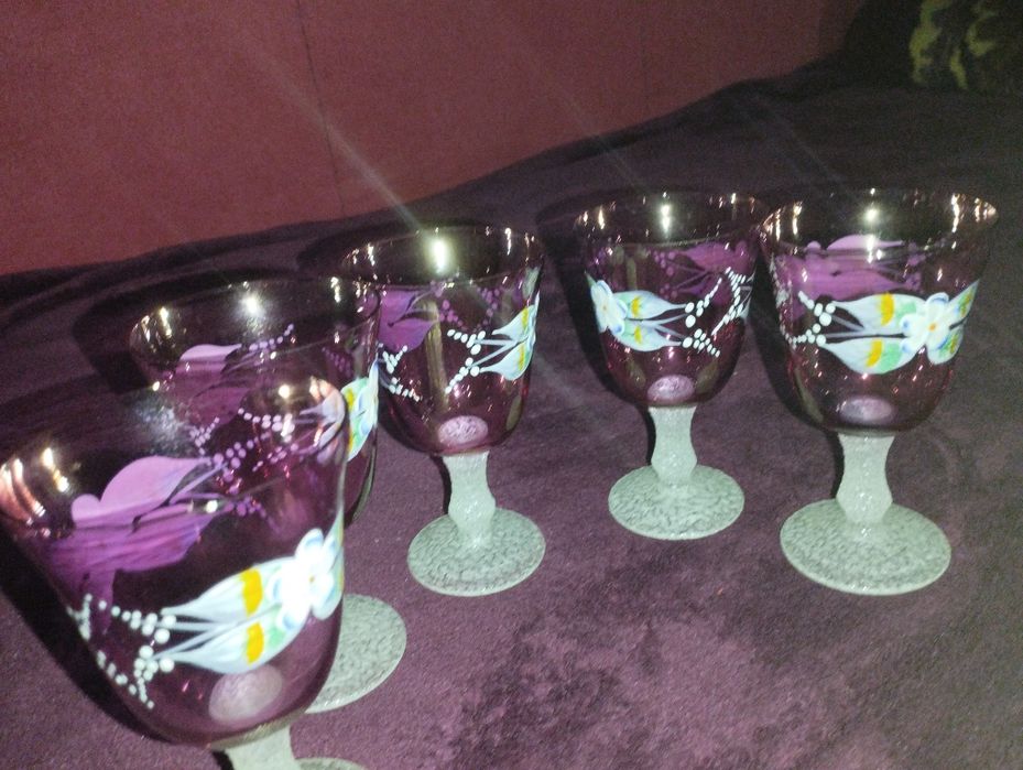 Set pahare pictate manual