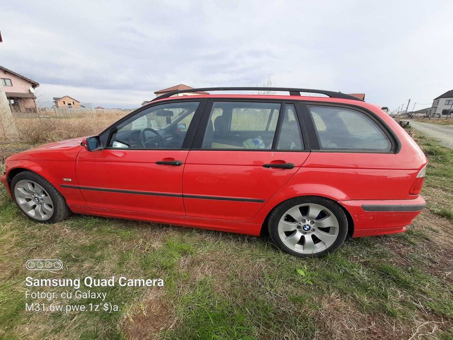 IEFTIN! BMW E46 320D 136CP Touring rosu NFL, an 2001 packet M,fiscal