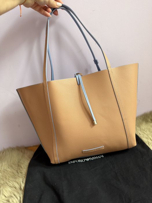 Двулицева дамска чанта Armani Exchange, тип торба + несесер