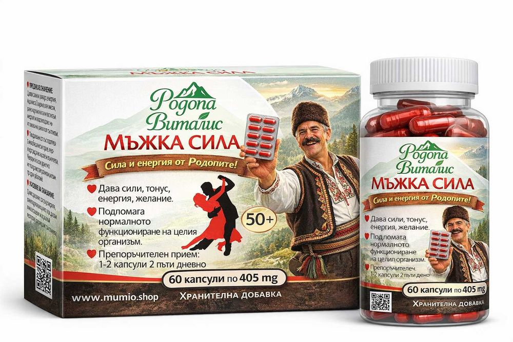 Мъжка Сила 50+ с Родопско Мумио