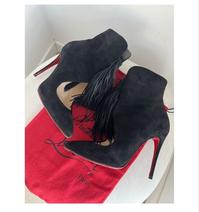Ankle Boots Christian Louboutin 10cm, cu factura de achizitie