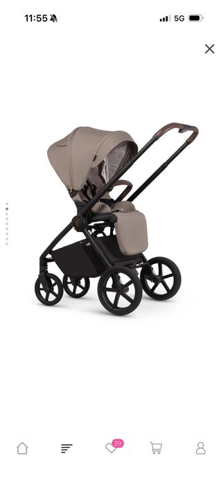 Количка Venicci Claro 2 Almond + адаптори за столче за кола