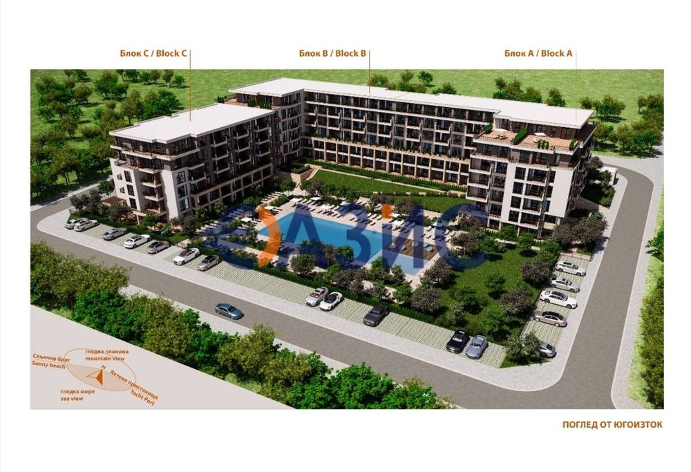 Продава се Едностаен апартамент в Свети Влас - 43 кв.м за 1960 €/кв.м - Снимка #11