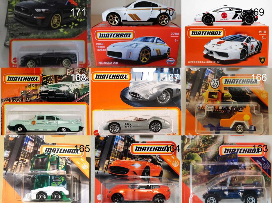 Метални колички Мачбокс Matchbox от различни години в мащаб 1:64 Част2