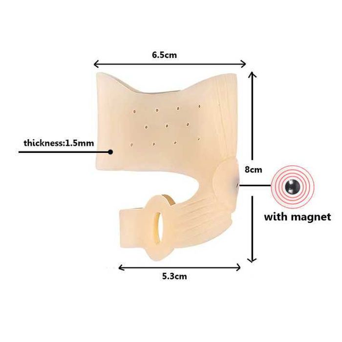 Corector monturi si separator degete de la picior din silicon + magnet