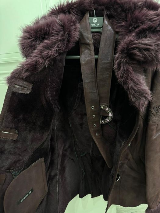 Дубленка, мех тасканы, пальто