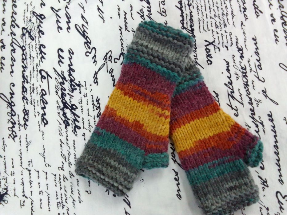 Перчатки-митенки