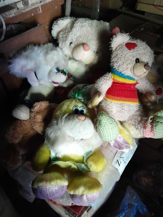 Продам мягкие игрушки б/у