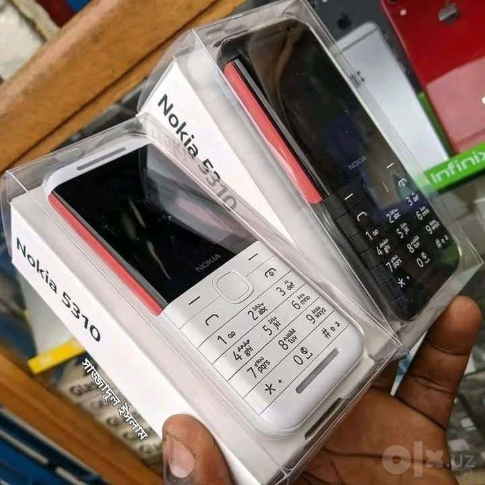 Nokia 5310,6300, 6310, 150, Knopkali liguwkali telefonla sotuvda.YENGI