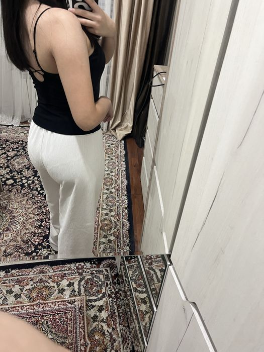 белые штаны классические
