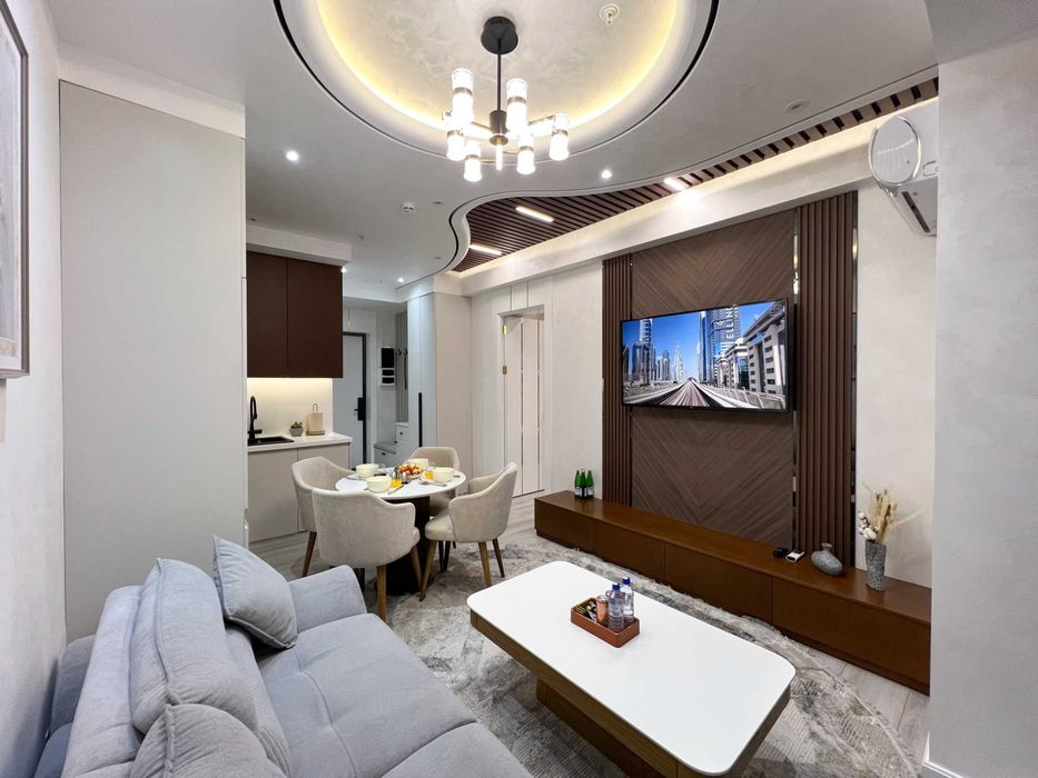 2-к комнатная апартамент бизнес-класса в U-Tower с посуточной арендой