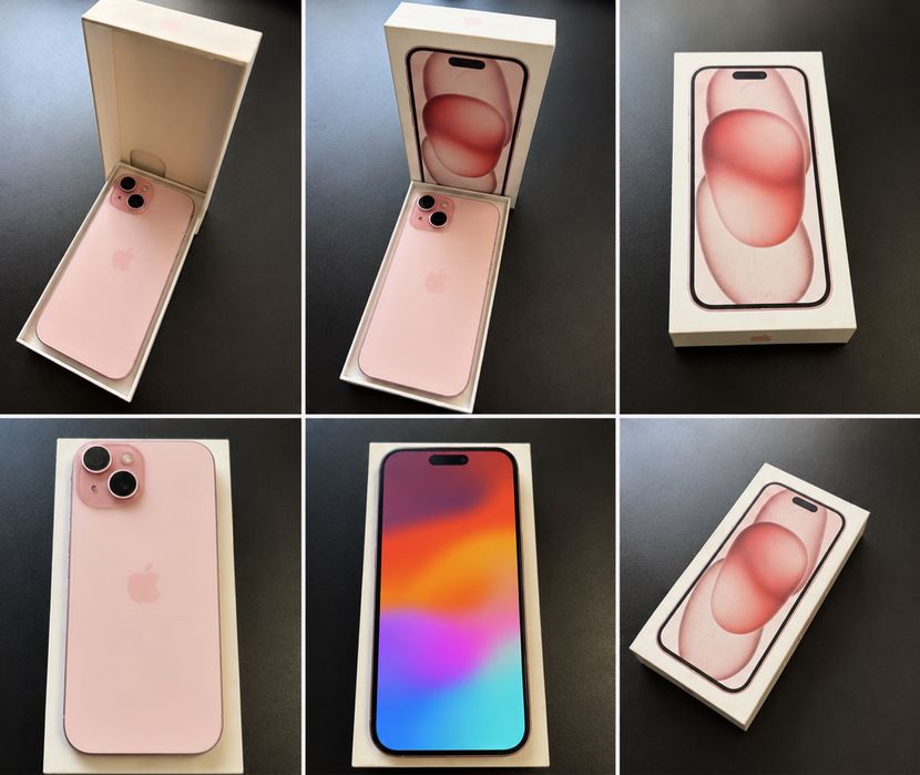 Vând iPhone 15 Pink 128 GB – 1.950