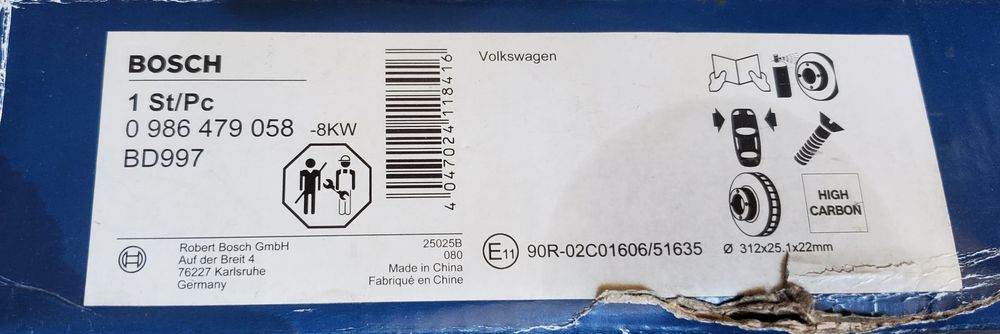 Discuri bosch  9x112