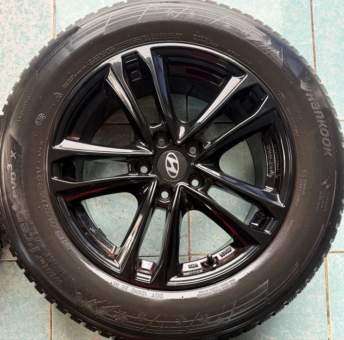 Jante aliaj R17 originale Hyndai Tucson 215/65/17 Hankook M+S