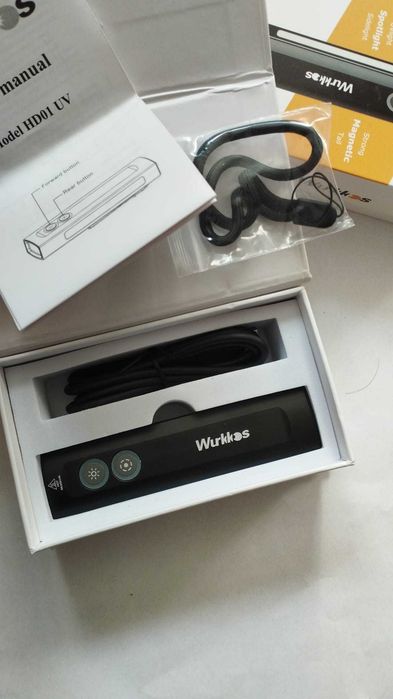 Multifunctionala Wurkkos HD01 UV – incarcare  USB Type-C-set